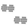 Angoily 200pcs Lovely Cartoon Hair Clips Gear Wig Clips for Hair Extensions Black Elegant for Parties Quick Styling and Comfortable Fit view 1