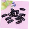 Angoily 200pcs Lovely Cartoon Hair Clips Gear Wig Clips for Hair Extensions Black Elegant for Parties Quick Styling and Comfortable Fit view 3