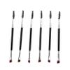 Angoily 6pcs Dual-ended Eyebrow Brushes Angled Spoolie Applicators for Makeup Durable Synthetic Fibers Birthday Makeup Lovers view 1