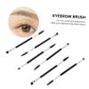 Angoily 6pcs Dual-ended Eyebrow Brushes Angled Spoolie Applicators for Makeup Durable Synthetic Fibers Birthday Makeup Lovers view 4