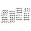 Angoily 72pcs Steel Tooth Wig Comb for Lace Caps Secure Wig Clips for Easy Application and Comfort for Styling view 1