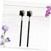 Angoily 4pcs Double-sided Eyebrow Brush and Comb Women Hair Tools Grooming Kit for Smooth Edges view 3