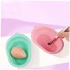 3pcs Makeup Brush Cleaning Pad Brush Scrubber Cosmetic Brush Cleaner Brush Cleaning Mats Makeup Tool Cleaning Pad Makeup Tool Cleaner Brush Rinsing Pad Silicone Brush Cleaning Pad, 15.5X10.3X4.2CM view 4