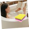 Angoily 6pcs African Exfoliating Shower Nets Body Scrubber Mesh Washcloth Deep Cleansing Bath Sponge Strong Water Absorption for Men Women Machine Washable Easy Storage view 3