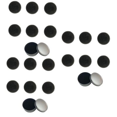 Angoily 3sets Efficient Makeup Brush Sponge Quick Dry Cleaning Box Makeup Brush Cleaning Tool Dry Sponge Supplies