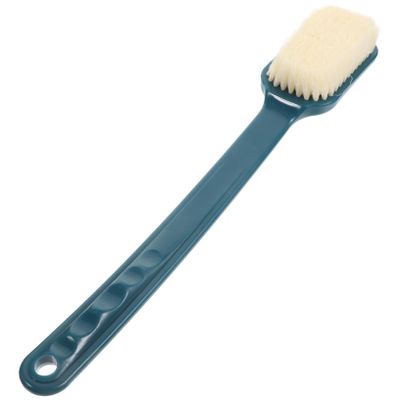 Angoily 2pcs Handle Bathing Brush for Exfoliation Soft Bristle Body Scrubber for Back Cleaning Home Shower Brush Gentle Skin Care Tool Boosts Circulation