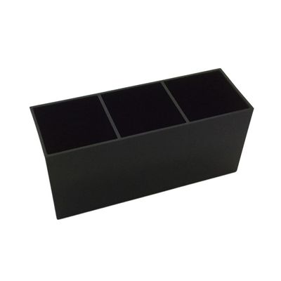 Angoily Makeup Brushed Stand for Makeup Brush Compartment Cups Holder Storage for Brushes Makeup Brush Organizer Makeup Brush Holder Office Makeup Brush Case Acrylic