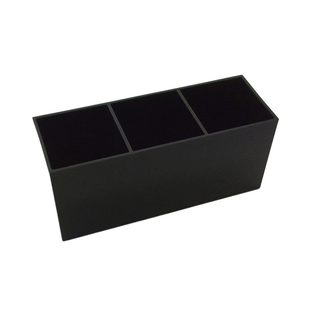 Angoily Makeup Brushed Stand for Makeup Brush Compartment Cups Holder Storage for Brushes Makeup Brush Organizer Makeup Brush Holder Office Makeup Brush Case Acrylic