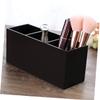 Angoily Makeup Brushed Stand for Makeup Brush Compartment Cups Holder Storage for Brushes Makeup Brush Organizer Makeup Brush Holder Office Makeup Brush Case Acrylic view 3