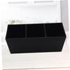 Angoily Makeup Brushed Stand for Makeup Brush Compartment Cups Holder Storage for Brushes Makeup Brush Organizer Makeup Brush Holder Office Makeup Brush Case Acrylic view 4