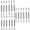 Angoily 18pcs Dual-ended Eyebrow and Eyelash Makeup Brush Includes Eyebrow Brush Spoolie Essential Tools for Lash Curling and Natural Brows view 1