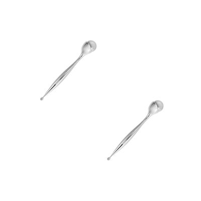 Angoily 2pcs Professional Jade Roller Massager Castor Oil Eye Compress Tool Portable Eye Care Supply