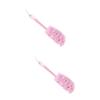 Housoutil 2pcs Long Handle Bath Flower Scrubber Body Brush Shower Brush Exfoliating Mesh Gauze Eco-Friendly Bath Sponge view 1