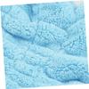 Angoily 3pcs Hair Drying Towel Ultra Soft Velvet Fast Dry Thicken Blue Hair Cap Shower Cap for Hair Care view 4