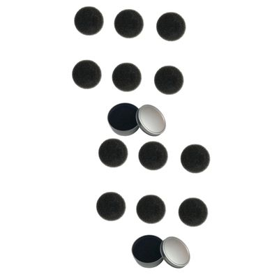 Angoily 2sets Makeup Brush Cleaning Sponge Quick Dry Box Set Cleaner Makeup Sponges for Blending