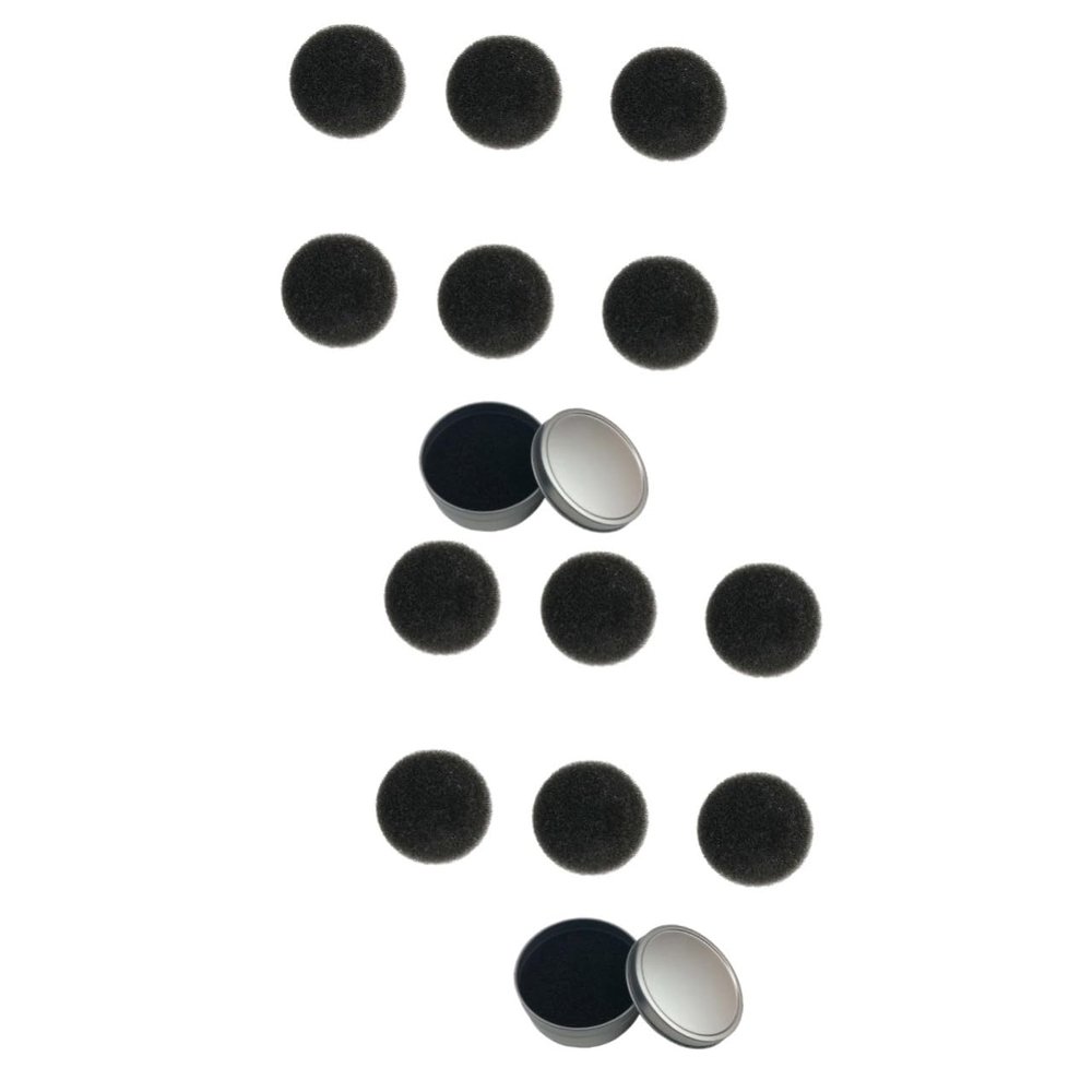Angoily 2sets Makeup Brush Cleaning Sponge Quick Dry Box Set Cleaner Makeup Sponges for Blending