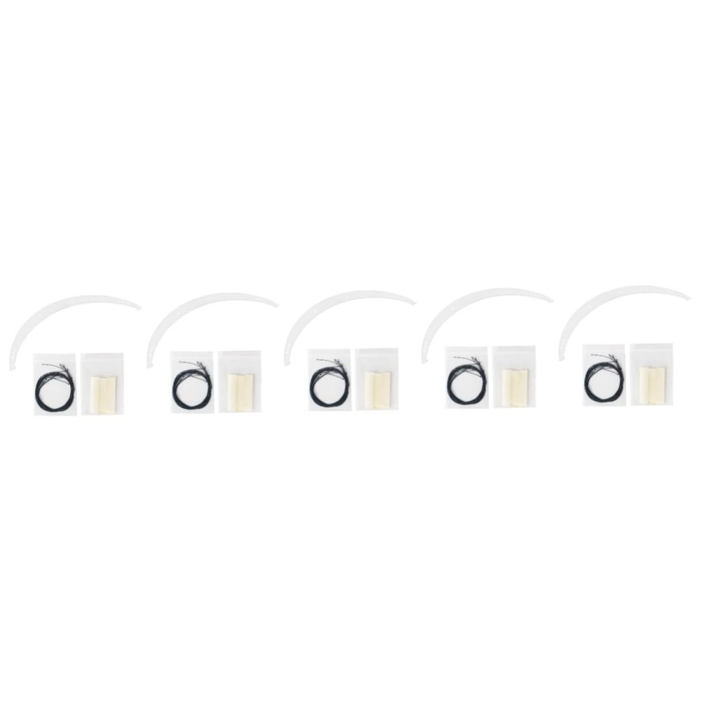 Angoily 5sets Eyebrow Positioning Ruler Tool for Symmetrical Eyebrow Measurement Transparent Brow Shape Template and Tattooing