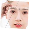 Angoily 5sets Eyebrow Positioning Ruler Tool for Symmetrical Eyebrow Measurement Transparent Brow Shape Template and Tattooing view 3
