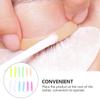 Angoily 72pairs Eyelash Perming Pads Silicone Lift Tools for Lash Curl Washable Reusable Flat Half Design for Comfortable Fit for Eyelash Extensions view 2