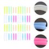 Angoily 72pairs Eyelash Perming Pads Silicone Lift Tools for Lash Curl Washable Reusable Flat Half Design for Comfortable Fit for Eyelash Extensions view 4