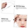 Angoily 4sets Eyebrow Ruler Tool for Precise Eyebrow Shaping and Positioning Transparent Measuring Tool for Beginners and Professionals view 3
