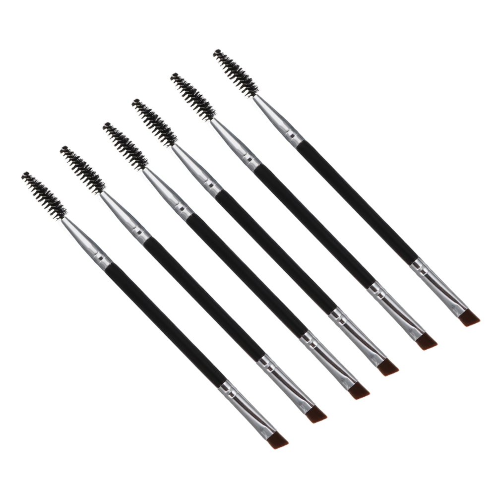 Housoutil 6pcs Dual-ended Eyebrow Spoolie Brush for Makeup for Shaping Eyebrows and Lashes for Birthday and
