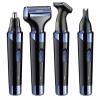 ALLPHA Ear and Nose Hair Trimmer for Men Women, Eyebrow Facial Electric Hair Trimmer, USB Rechargeable, Birthday Gifts for Men, Black view 1