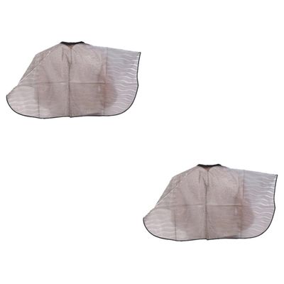 Angoily Short Hair Cape 2 Pcs Shawl Apron for Hair Cutting Waterproof Hair Cutting Cape Cloak Shoulder Pads Baking Oil