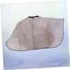 Angoily Short Hair Cape 2 Pcs Shawl Apron for Hair Cutting Waterproof Hair Cutting Cape Cloak Shoulder Pads Baking Oil view 3