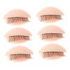 NOLITOY 6pairs Removable Eyelids Model Makeup Practice Kit for Eyelash Extensions Realistic Human Eye Shape Includes Replacement Eyelids for Easy Application and Training view 1