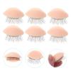 NOLITOY 6pairs Removable Eyelids Model Makeup Practice Kit for Eyelash Extensions Realistic Human Eye Shape Includes Replacement Eyelids for Easy Application and Training view 2