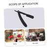 Angoily Beard Trimming Holder Compact Manual Shaver Stand for Precision Grooming for Beard and Eyebrow Trimming for Men view 4