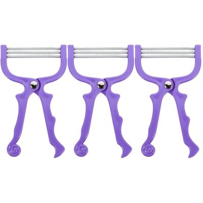 3pcs Facial Hair Remover Manual Hair Remover Spring Facial Hair Shavers Manual Face Hair Remover Hair Threader Facial Hair Cleaner Portable Face Hair Remover Face Hair Epilator