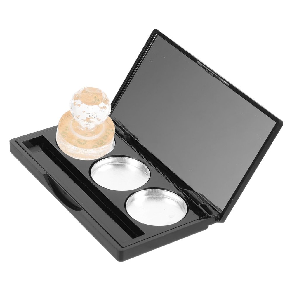 NOLITOY Nude Eyeshadow Palette Empty Makeup Case for Women Eyeshadow Tray Mirror