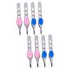 Angoily 8pcs Eyebrow Clips Makeup Tweezers for Precision Eyebrow Shaping and Grooming for Beauty Salons and Personal Use view 1