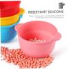 DIYEAH 2pcs Silicone Wax Melting Bowl - Inner Accessory for Wax Heater Practical Non-Stick Container for Hair Removal Capacity view 2