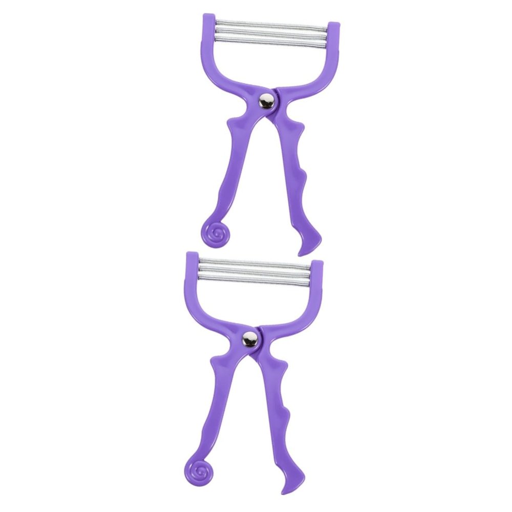 Angoily 2pcs Household Manual Facial Hair Threader Hair Remover Tool for Chin Cheeks Neck and Upper Lip and Easy to Use