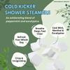 Cold Kicker Shower Steamers Aromatherapy - Adult Stocking Stuffer Christmas Gift - USA Made - Peppermint & Eucalyptus Shower Bomb Tablets - Soothing Natural Essential Oils (10 Pack) view 2