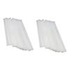 Housoutil 2sets Set Eye Makeup Brush Case Brush Mesh Cover Protector for Travel 100pcs*2 view 1