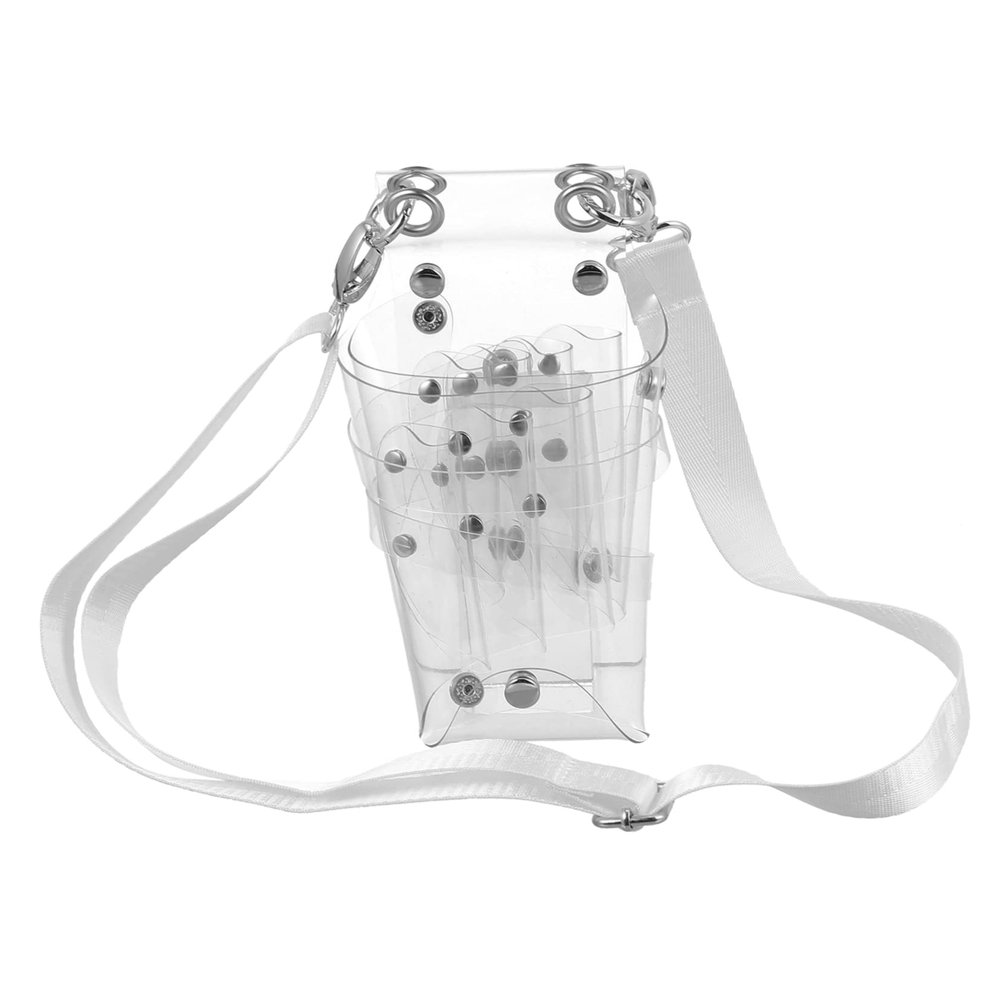 DOITOOL Professional Hairdressing Scissors Bag Transparent Barber Belt Bag for Salon Tools Lightweight Compact Easy to Clean High-capacity Organizer for Hairdressers