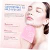 minkissy 3pcs Silicone Facial Cleansing Brush for Deep Pore Cleaning Soft Exfoliating Face Scrubber for Gentle Massage and Makeup Removal Skin-Friendly Design view 3