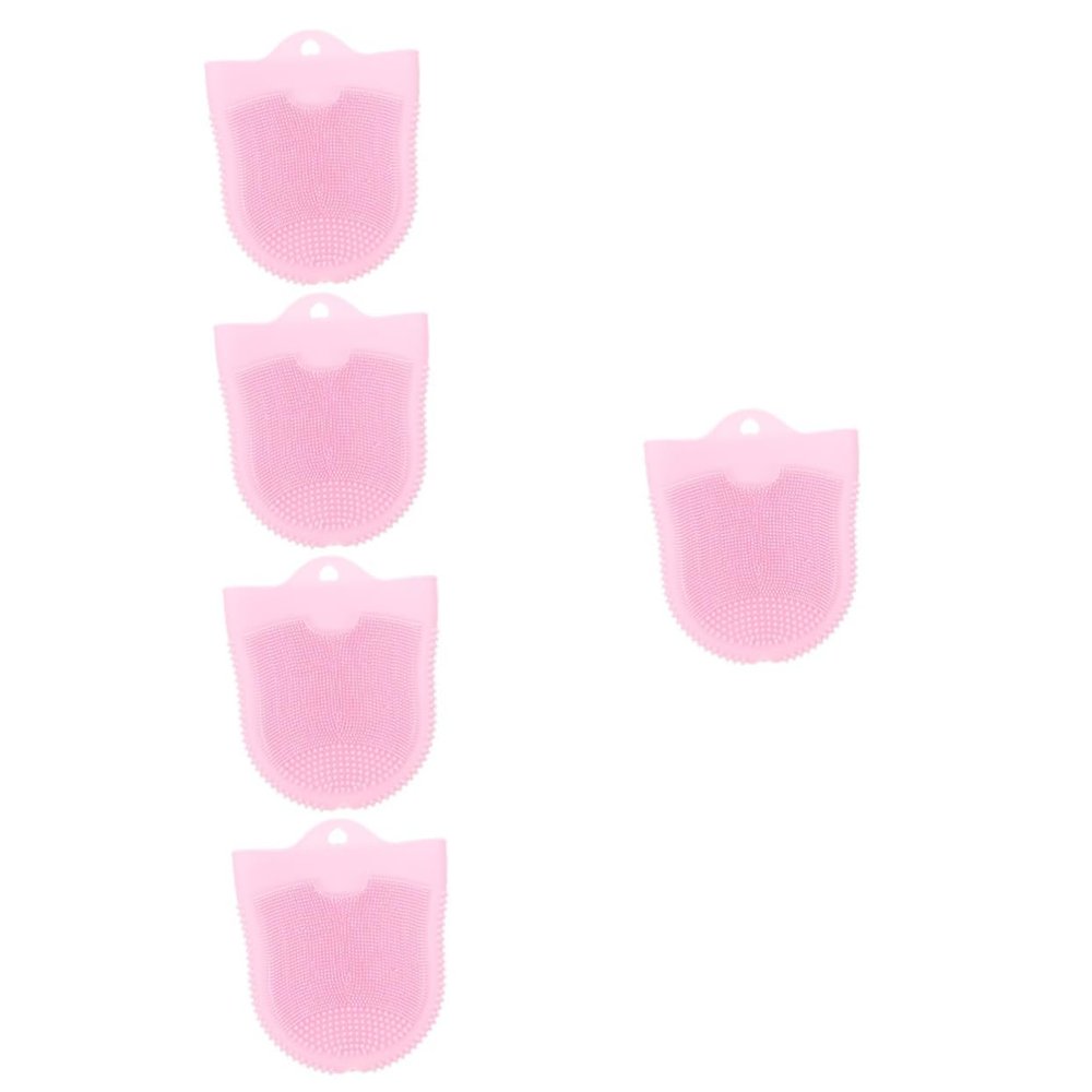 Angoily 5pcs Facial Cleansing Brush Silicone Face Washing Cleaner Exfoliating Face Scrubber Scalp Brush for Women Men