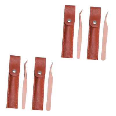 balacoo 8pcs Lash Extension Tweezers Precision Tweezers Set Lash Applicator Stainless Steel for Women