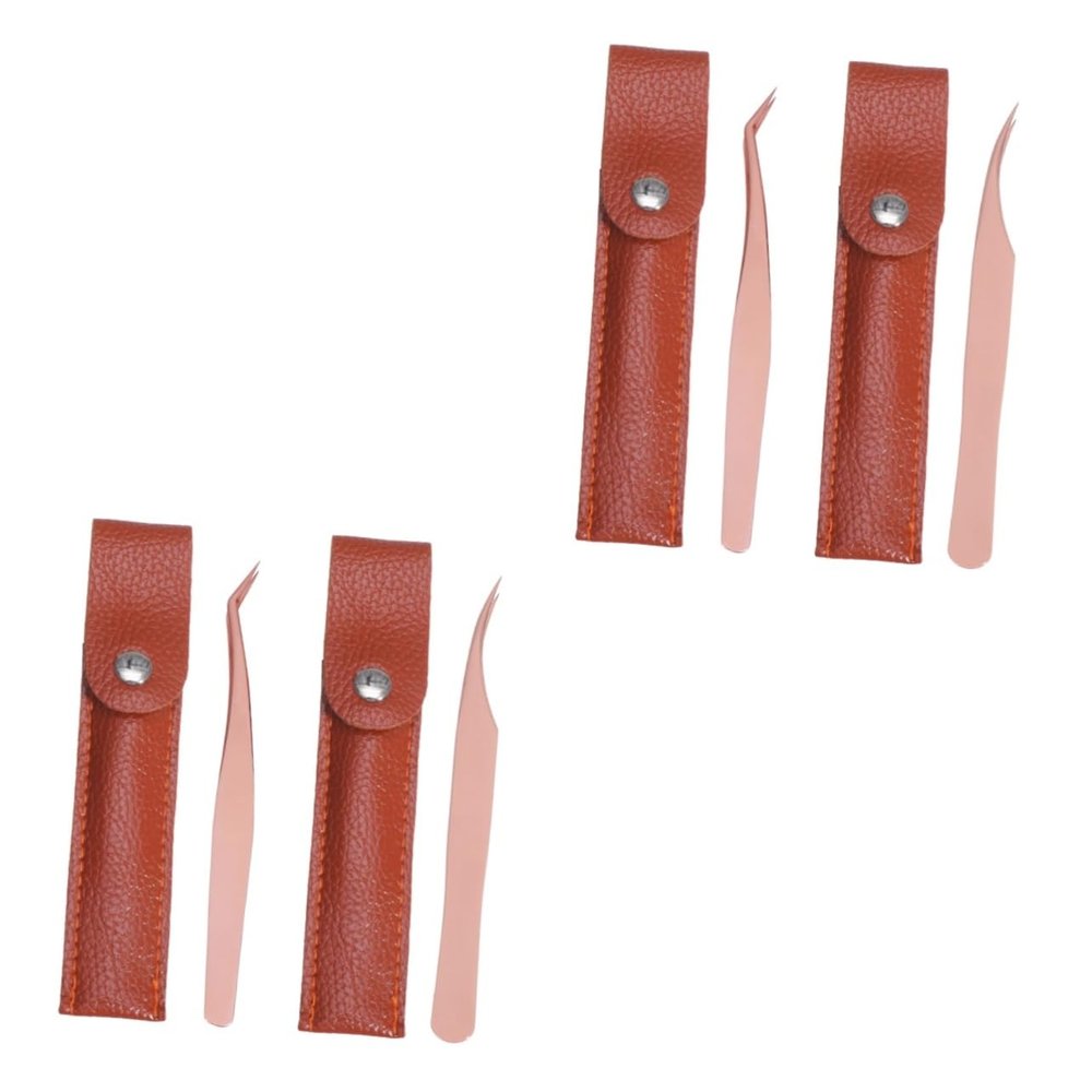 balacoo 8pcs Lash Extension Tweezers Precision Tweezers Set Lash Applicator Stainless Steel for Women