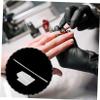 Angoily 2pcs Handheld Makeup Spatula for Mixing Foundations and Colors Acrylic Palette and Spatula for Professional Beauty Nail Art and Cosmetic Applications view 3