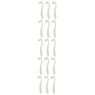 POPETPOP 15pcs Body Hair Trimmer for Women Portable Manual Shaver Blades for Precise Shaving Hard Reach Areas for Bikini Underarm and Legs