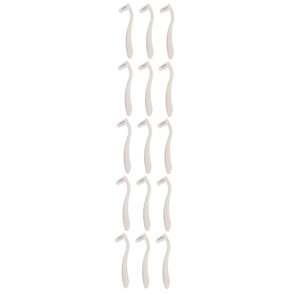 POPETPOP 15pcs Body Hair Trimmer for Women Portable Manual Shaver Blades for Precise Shaving Hard Reach Areas for Bikini Underarm and Legs