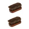 FRCOLOR 2pcs Beard Brush for Men Horsehair Shaving Brush Multi-use Great for Ears Neck and Beard Maintenance view 1