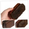 FRCOLOR 2pcs Beard Brush for Men Horsehair Shaving Brush Multi-use Great for Ears Neck and Beard Maintenance view 4
