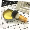 FRCOLOR 4pcs Men's Shaving Brush Barber Brush Shave Accessory Wood Handle Soft Bristles view 2
